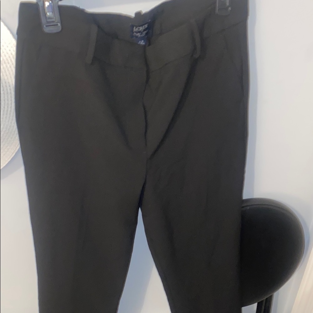 J. Crew Ruby Crop Black Pants